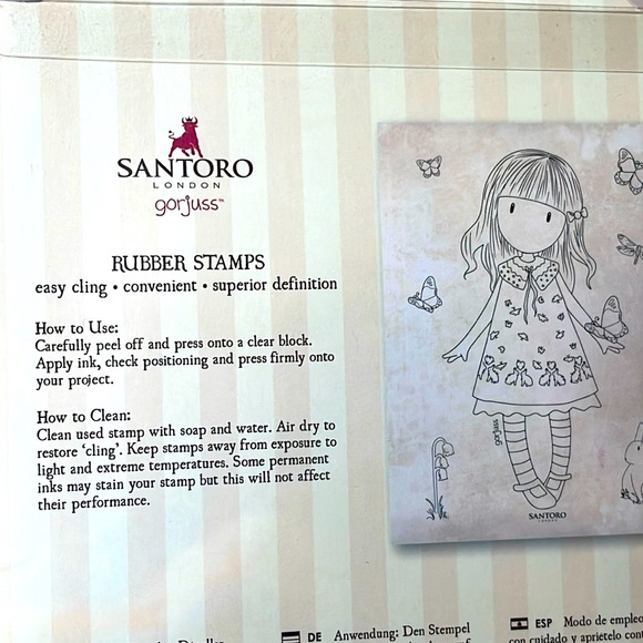 Santoro London Gorjuss Stamps NEW - Picture 2 of 2